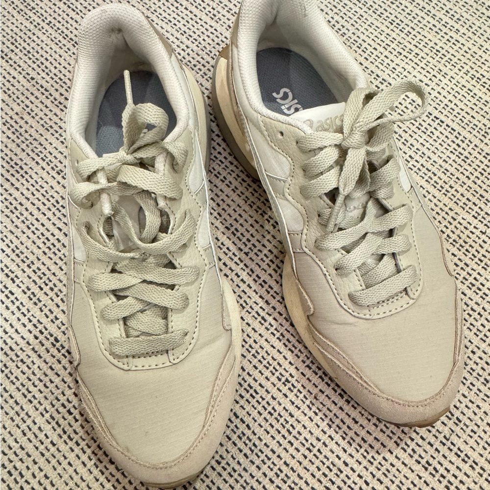 Asics Off-White Athletic Shoes